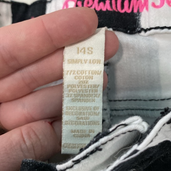 Justice premium stripe skinny jeans - Picture 3 of 8